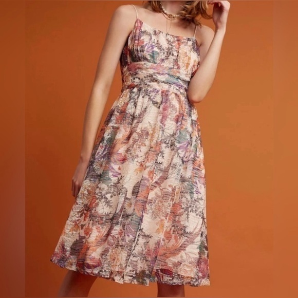 Anthropologie Maeve Mackenzie Lace Dress - Size 2 - Picture 1 of 11